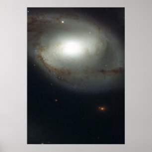 Spiral Galaxy NGC 4319 and Quasar Markarian 205 Poster