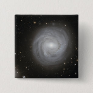 Spiral Galaxy NGC 4921 15 Cm Square Badge