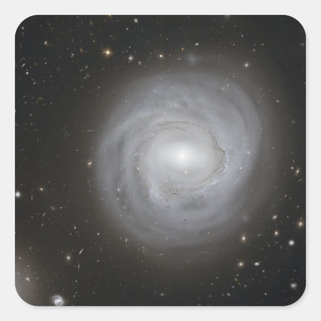 Spiral Galaxy NGC 4921 Square Sticker (Front)