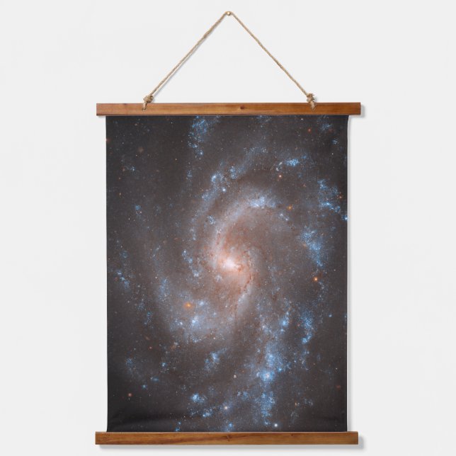 Spiral Galaxy Ngc 5584 Hanging Tapestry (Front)