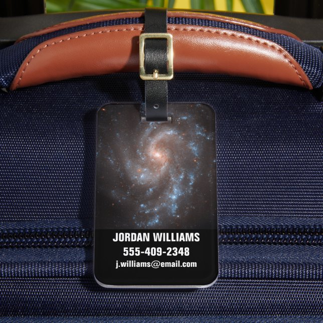 Spiral Galaxy Ngc 5584 Luggage Tag (Front Insitu 2)