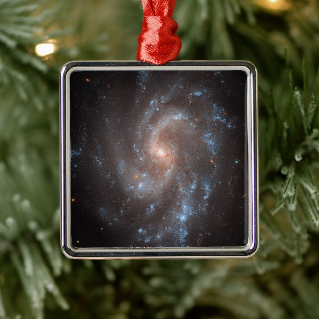 Spiral Galaxy Ngc 5584 Metal Tree Decoration (Tree)