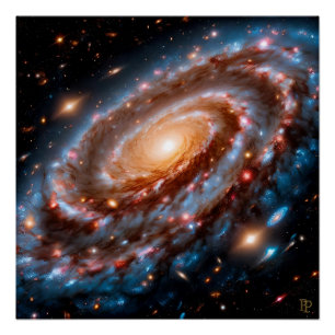 Spiral Galaxy Soup Poster