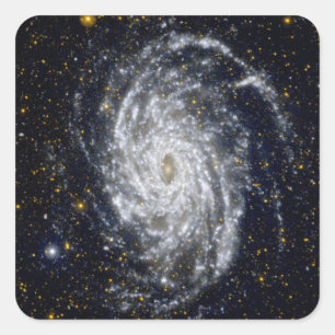 Spiral Galaxy Square Sticker