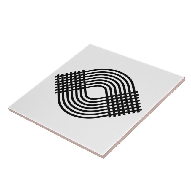 Spiral Geometric Design Tile (Side)