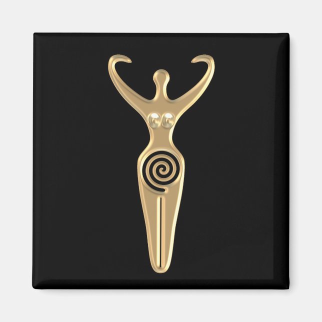 Spiral Goddess Magnet (Front)