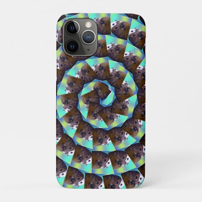 Spiral Guinea Pig Pattern, Case-Mate iPhone Case (Back)
