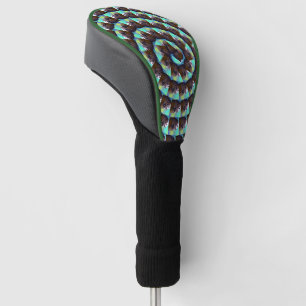 Spiral Guinea Pig Pattern, Golf Head Cover