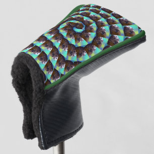 Spiral Guinea Pig Pattern, Golf Head Cover
