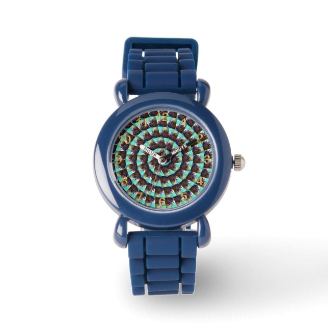 Spiral Guinea Pig Pattern, Watch (Front)