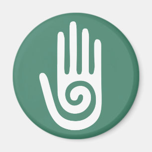Spiral Hand Healing Symbol Magnet