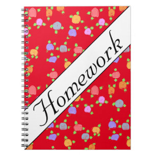 Spiral Homework Notebook