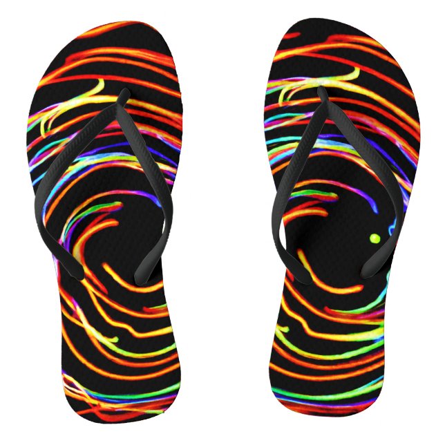 Spiral Lights Glow Flip Flops (Footbed)