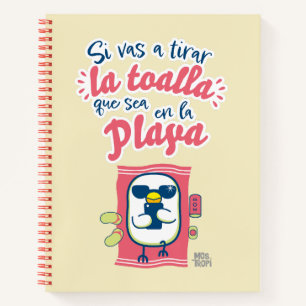 Spiral Memory If you're gonna throw your towel awa Notebook