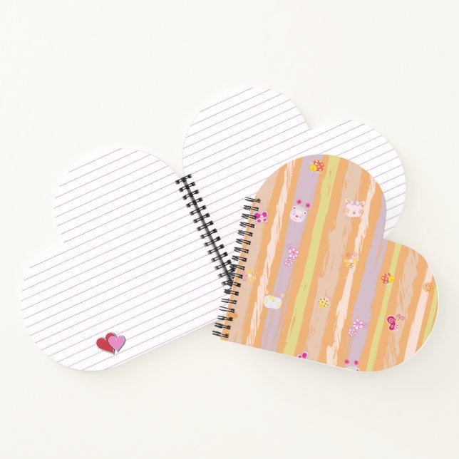 Spiral Notebook – Baby Joy & Creatures Pastel Anim (Inside)