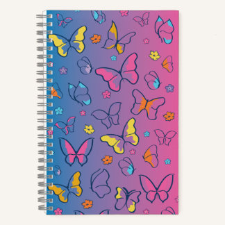 Spiral Notebook Butterflies
