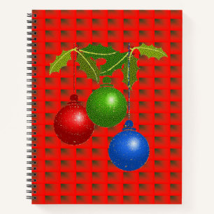 Spiral Notebook Christmas
