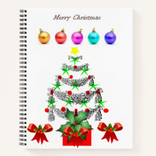 Spiral Notebook Christmas