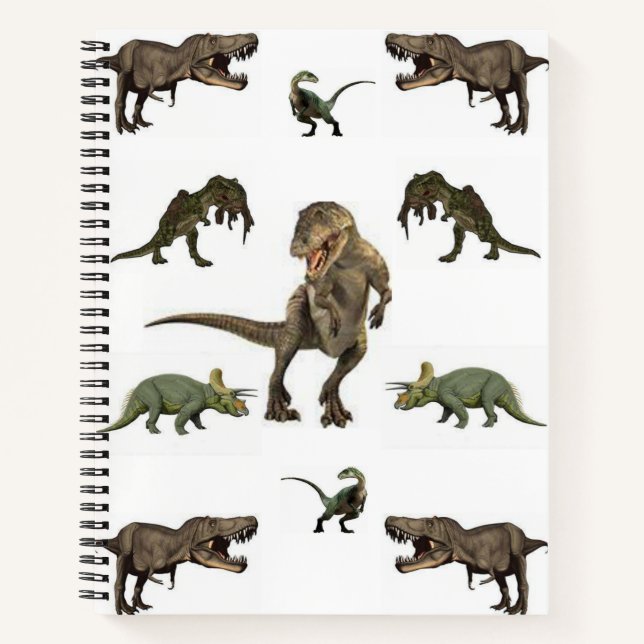 Spiral Notebook Dinosaur (Front)
