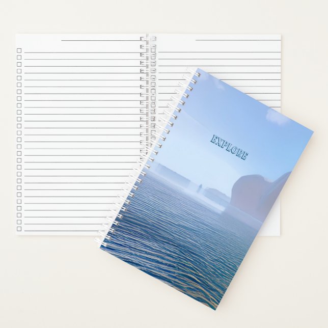 Spiral Notebook Explore, Edit Design Option (Inside)