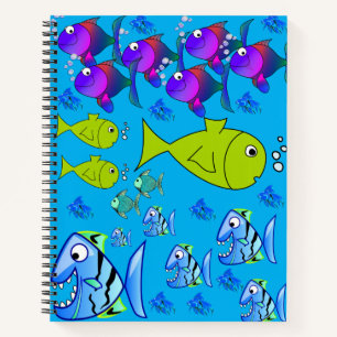 Spiral Notebook Fish