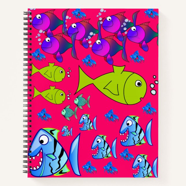 Spiral Notebook Fish (Front)