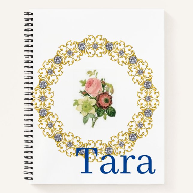 Spiral Notebook Floral (Front)