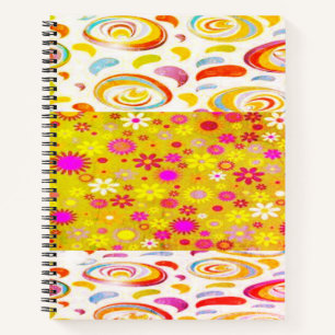 Spiral Notebook Floral