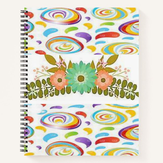 Spiral Notebook Floral (Front)