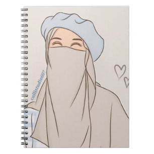 Spiral notebook for girls