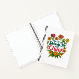 🌞 Spiral Notebook for Wild Souls 🌸📓