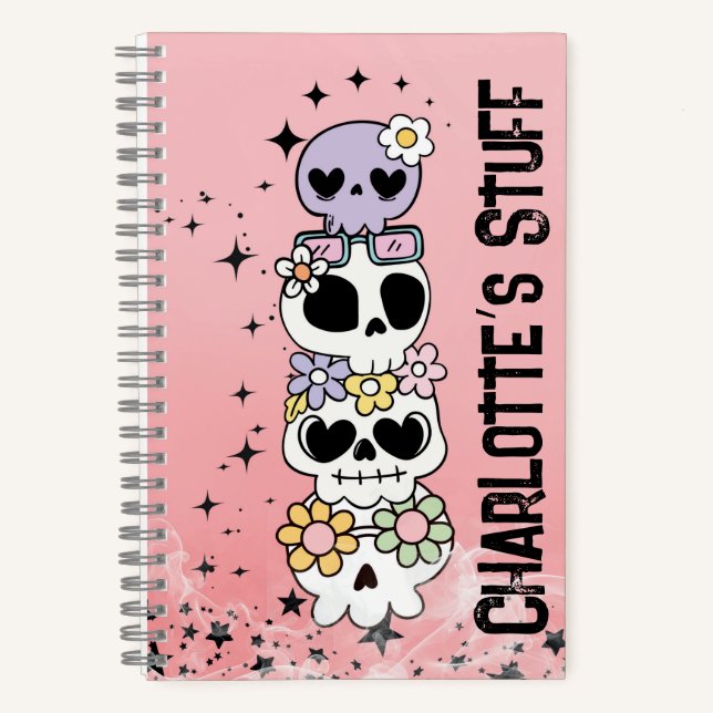 Spiral notebook Halloween themed (Front)