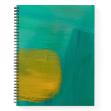 Spiral Notebook in Misty Sun Design