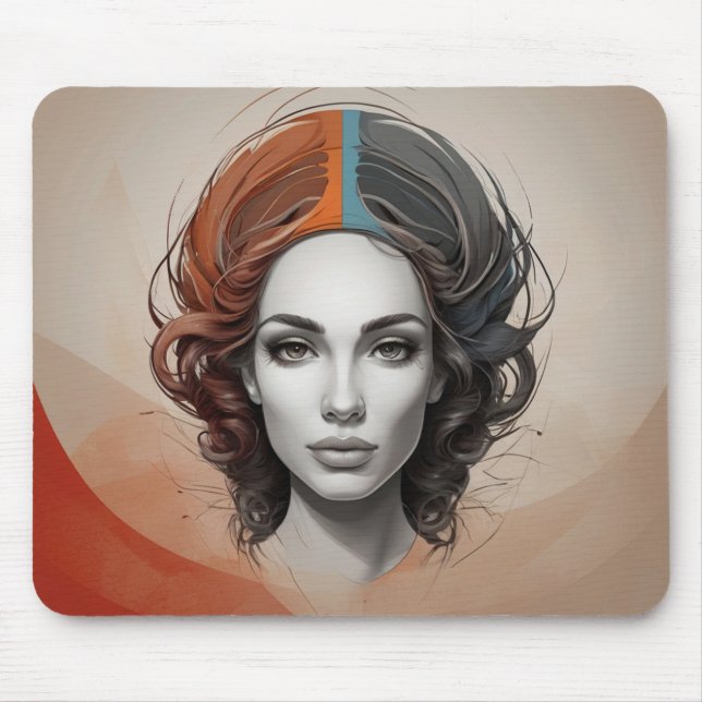 Spiral Notebook Mouse Mat (Front)
