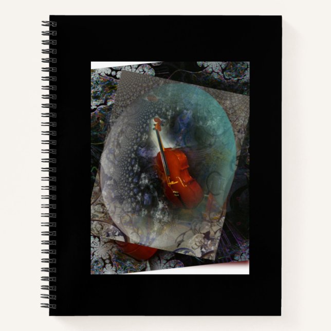 Spiral Notebook Music Cello (Front)