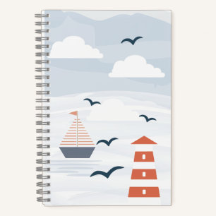 Spiral Notebook Nautical