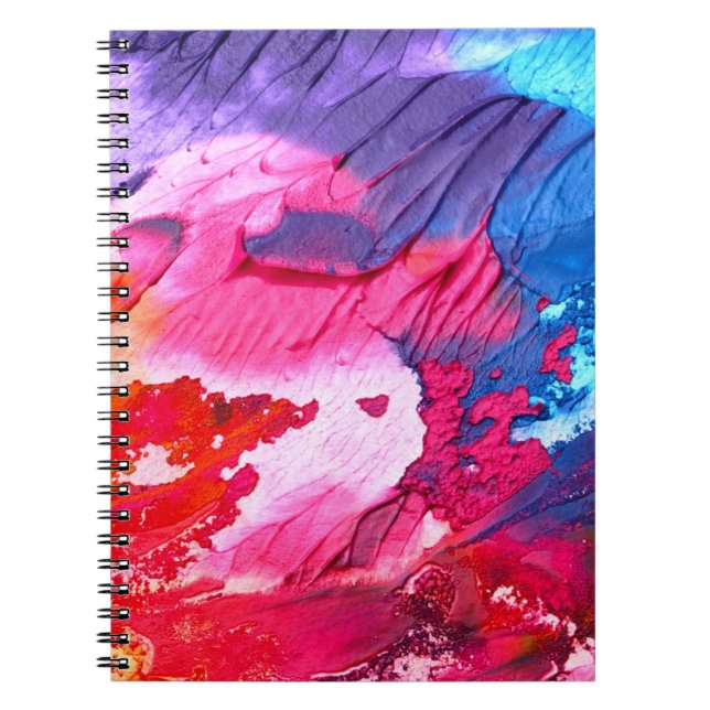 Spiral Notebook-Painted Notebook (Front)