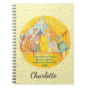 Spiral Notebook - Personalize - Winnie the Pooh