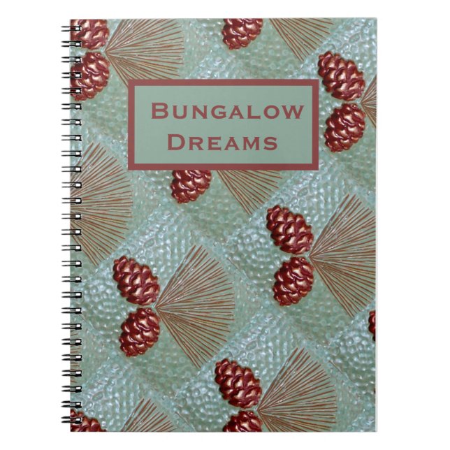Spiral Notebook Ponderosa Pinecone  (Front)
