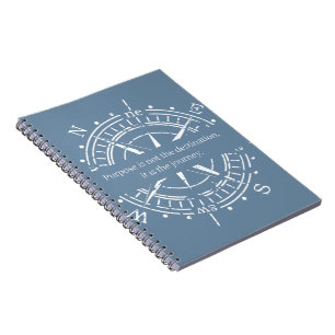 Spiral Notebook - Purpose is not the Destination