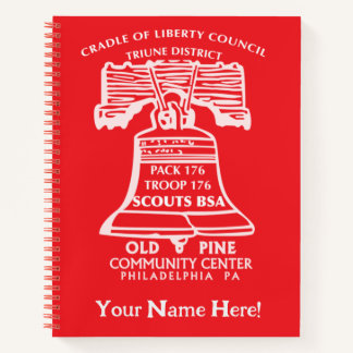 Spiral Notebook - Red (Personalised)