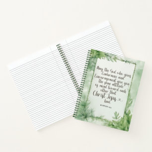 Spiral Notebook - Romans 15:5