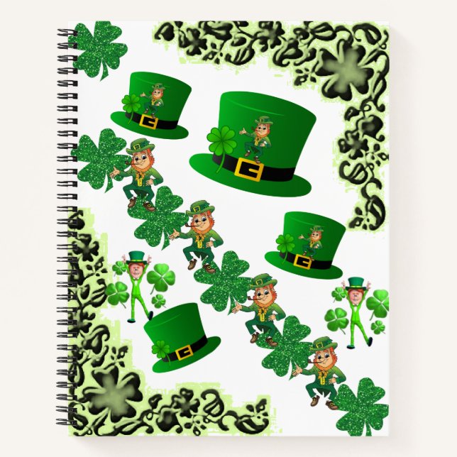 Spiral Notebook St. Patrick's Day (Front)