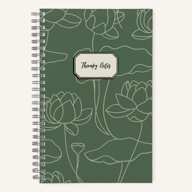 Spiral Notebook, Therapist Notebook (Front)