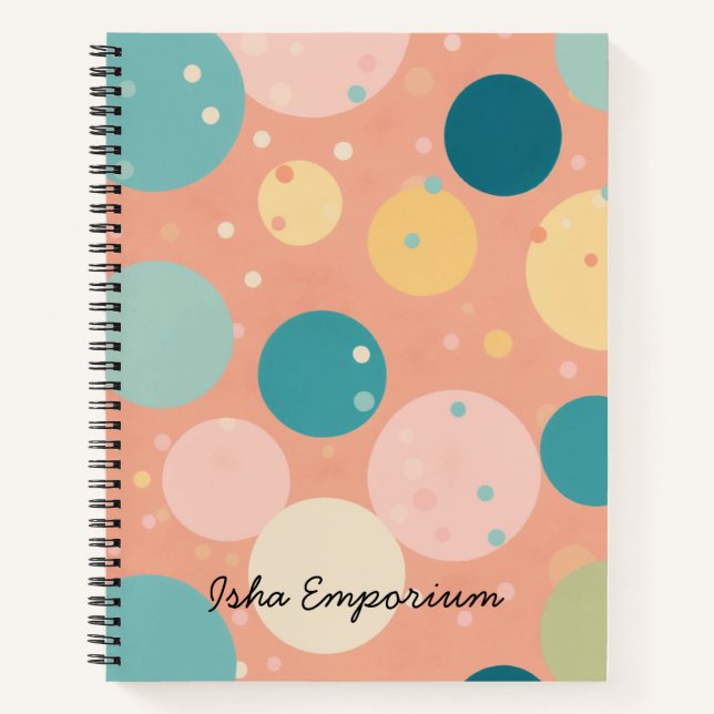 Spiral Notebook Thought Bubbles: Where Ideas Rise (Front)