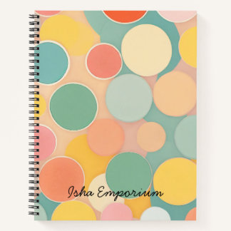 Spiral Notebook Thought Bubbles: Where Ideas Rise