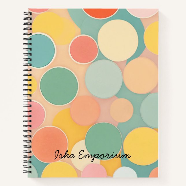 Spiral Notebook Thought Bubbles: Where Ideas Rise (Front)