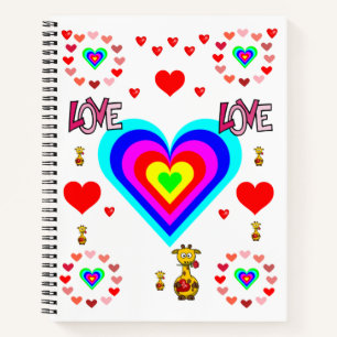 Spiral Notebook Valentine's Day