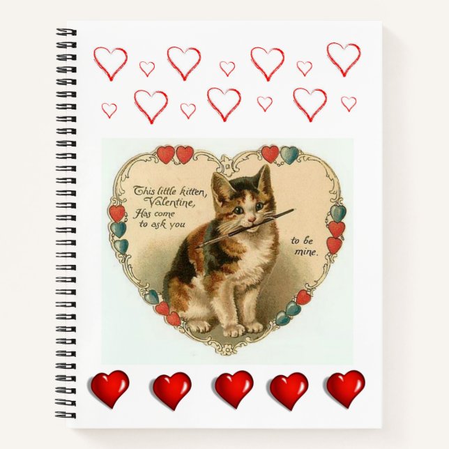 Spiral Notebook Valentine's Day (Front)