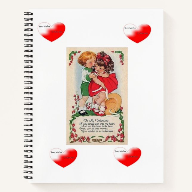 Spiral Notebook Valentine's Day (Front)